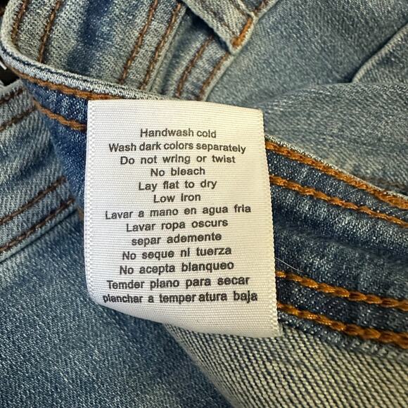 JUDY BLUE Bootcut Jeans Blue Denim Stretch High Rise Pleated Grunge - Picture 10 of 13